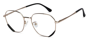 Black Round Full Rim Unisex Eyeglasses by John Jacobs-150902