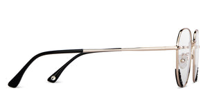 Black Round Full Rim Unisex Eyeglasses by John Jacobs-150902