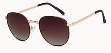 Load image into Gallery viewer, Black Round Full Rim Unisex Sunglasses by Vincent Chase Polarized-200418