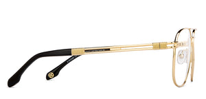 Gold Square Full Rim Unisex Eyeglasses by John Jacobs-205968