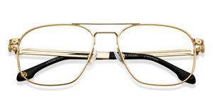 Gold Square Full Rim Unisex Eyeglasses by John Jacobs-205968