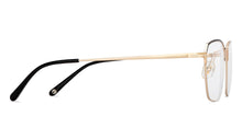 Load image into Gallery viewer, Gold Black Square Full Rim Unisex Eyeglasses by John Jacobs-205432