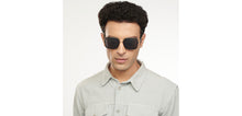 Load image into Gallery viewer, Black Square Full Rim Unisex Sunglasses by Vincent Chase Polarized-204229