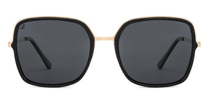 Black Square Full Rim Unisex Sunglasses by Vincent Chase Polarized-204229