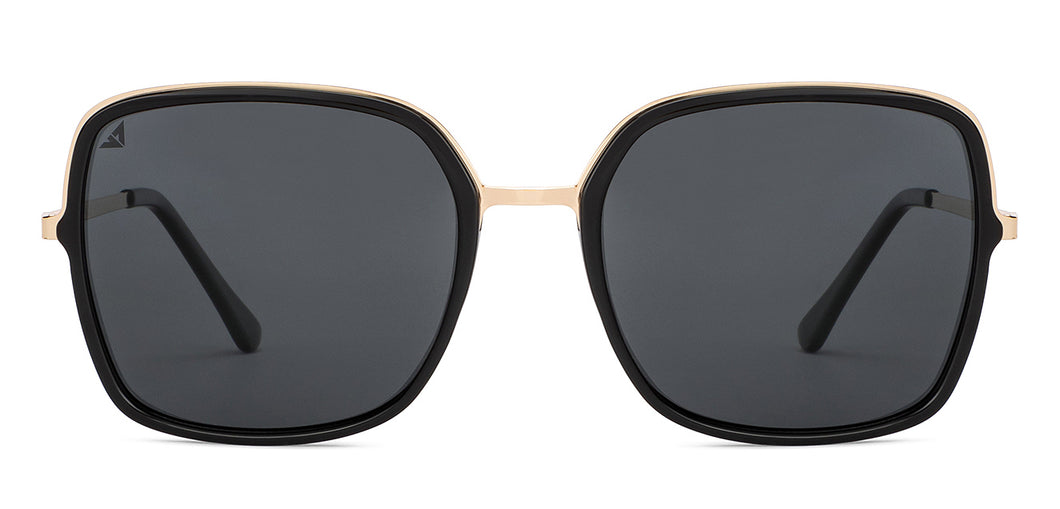 Black Square Full Rim Unisex Sunglasses by Vincent Chase Polarized-204229