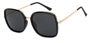 Black Square Full Rim Unisex Sunglasses by Vincent Chase Polarized-204229