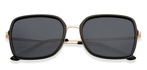 Black Square Full Rim Unisex Sunglasses by Vincent Chase Polarized-204229