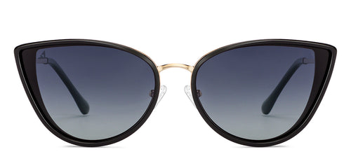 Black Cat Eye Full Rim Unisex Sunglasses by Vincent Chase Polarized-152846