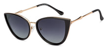 Load image into Gallery viewer, Black Cat Eye Full Rim Unisex Sunglasses by Vincent Chase Polarized-152846