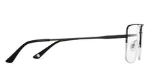 Load image into Gallery viewer, Black Square Half Rim Unisex Eyeglasses by John Jacobs-201430