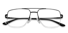 Load image into Gallery viewer, Black Square Half Rim Unisex Eyeglasses by John Jacobs-201430