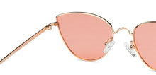 Load image into Gallery viewer, Gold Cat Eye Full Rim Women Sunglasses by Vincent Chase Polarized-200480
