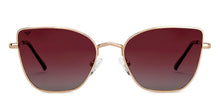 Load image into Gallery viewer, Gold Cat Eye Full Rim Women Sunglasses by Vincent Chase Polarized-200478