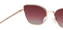 Load image into Gallery viewer, Gold Cat Eye Full Rim Women Sunglasses by Vincent Chase Polarized-200478