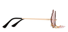 Load image into Gallery viewer, Gold Geometric Rimless Women Sunglasses by OJOS-205637