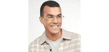 Load image into Gallery viewer, Gold Rectangle Full Rim Unisex Eyeglasses by Lenskart READERS-152621