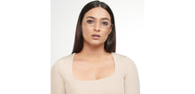 Load image into Gallery viewer, Gold Rectangle Full Rim Unisex Eyeglasses by Lenskart READERS-152621