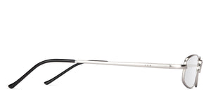 Gold Rectangle Full Rim Unisex Eyeglasses by Lenskart READERS-152621