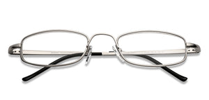 Gold Rectangle Full Rim Unisex Eyeglasses by Lenskart READERS-152621