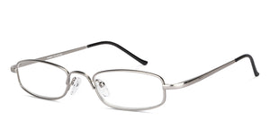 Gold Rectangle Full Rim Unisex Eyeglasses by Lenskart READERS-152621