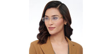 Load image into Gallery viewer, Gold Rectangle Rimless Unisex Eyeglasses by John Jacobs-205986