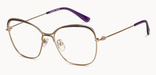 Load image into Gallery viewer, Gold Cat Eye Full Rim Women Eyeglasses by Vincent Chase-152827