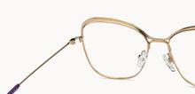 Load image into Gallery viewer, Gold Cat Eye Full Rim Women Eyeglasses by Vincent Chase-152827
