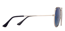 Load image into Gallery viewer, Gold Aviator Full Rim Unisex Sunglasses by Vincent Chase Polarized-200380