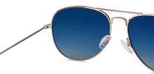 Load image into Gallery viewer, Gold Aviator Full Rim Unisex Sunglasses by Vincent Chase Polarized-200380