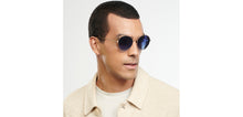 Load image into Gallery viewer, Gold Round Full Rim Unisex Sunglasses by John Jacobs-152197