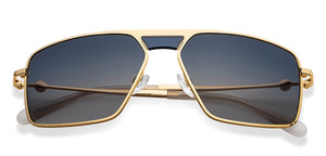 Gold Square Full Rim Unisex Sunglasses by John Jacobs-208132