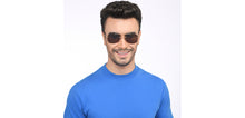 Load image into Gallery viewer, Gold Aviator Rimless Unisex Sunglasses by John Jacobs-207022