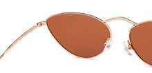 Load image into Gallery viewer, Gold Cat Eye Full Rim Women Sunglasses by John Jacobs-208085