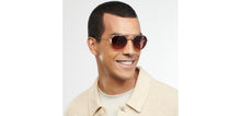 Load image into Gallery viewer, Gold Round Full Rim Unisex Sunglasses by John Jacobs-152187