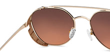 Load image into Gallery viewer, Gold Round Full Rim Unisex Sunglasses by John Jacobs-152187