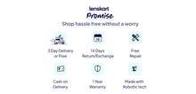 Load image into Gallery viewer, Blue Sky Wayfarer Full Rim Unisex Eyeglasses by Lenskart Hustlr-212816
