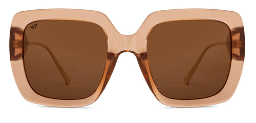 Brown Square Full Rim Unisex Sunglasses by Vincent Chase Polarized-201176