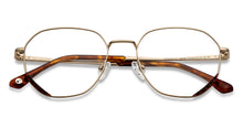 Load image into Gallery viewer, Gold Round Full Rim Unisex Eyeglasses by John Jacobs-150368