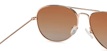 Load image into Gallery viewer, Gold Aviator Full Rim Unisex Sunglasses by Vincent Chase Polarized-200379