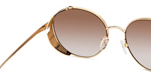 Load image into Gallery viewer, Gold Round Full Rim Unisex Sunglasses by John Jacobs-152198
