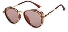 Load image into Gallery viewer, Gold Aviator Full Rim Unisex Sunglasses by Vincent Chase Polarized-200382