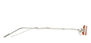 Gold Rectangle Rimless Unisex Sunglasses by Vincent Chase-151391