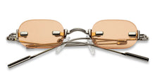 Load image into Gallery viewer, Gold Rectangle Rimless Unisex Sunglasses by Vincent Chase-151391