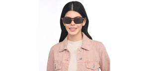 Gold Square Rimless Unisex Sunglasses by John Jacobs-207026