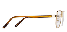 Load image into Gallery viewer, Gold Aviator Full Rim Unisex Eyeglasses by John Jacobs-150101