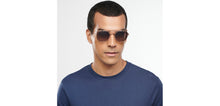 Load image into Gallery viewer, Gold Round Full Rim Unisex Sunglasses by John Jacobs-152189