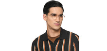 Load image into Gallery viewer, Gold Round Full Rim Unisex Eyeglasses by Lenskart Air-211603