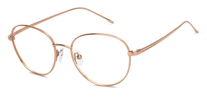 Gold Round Full Rim Unisex Eyeglasses by Lenskart Air-211603