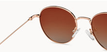 Load image into Gallery viewer, Gold Round Full Rim Unisex Sunglasses by Vincent Chase Polarized-200415