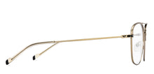 Load image into Gallery viewer, Gold Square Full Rim Unisex Eyeglasses by Vincent Chase-211225